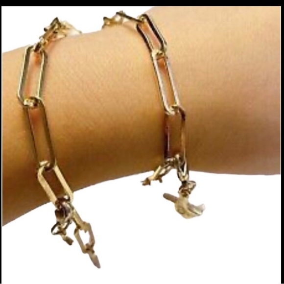 DIOR PHONE CHARM STARS LOGO VIP Limited Edition GOLD TONE METAL - Picture 2 of 5